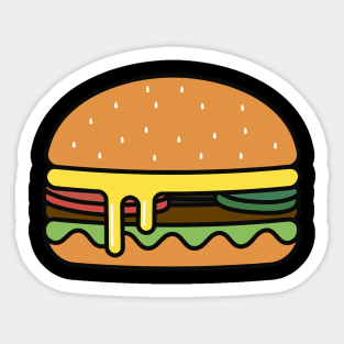 hamburger Sticker